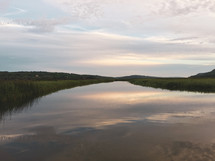 marshland and waterway 