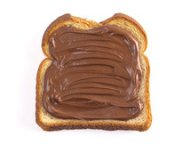 chocolate spread on toast 