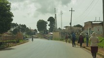 pedestrians walking on the streets of Burundi 