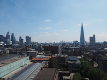 View of the City of London skyline