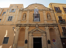 CAGLIARI, ITALY - CIRCA SEPTEMBER 2017: Church of Santa Rosalia and Shrine of San Salvatore da Horta
