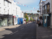 CHEPSTOW, UK - CIRCA SEPTEMBER 2019: View of the city of Chepstow