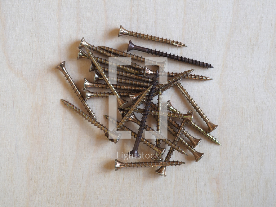 many wood screws