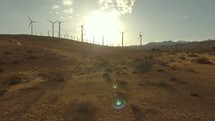wind farm in Palm Springs 