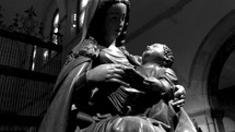 Statue of Mary and Baby Jesus 