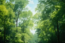 Green Tress  Forest