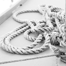 rope on a boat 