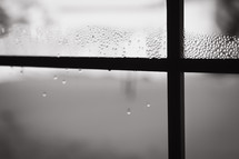 frosty foggy window 