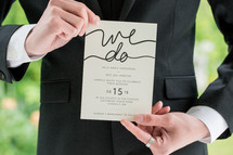 We do wedding invitation 