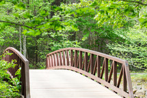 bridge over a River in Mount Mitchell 