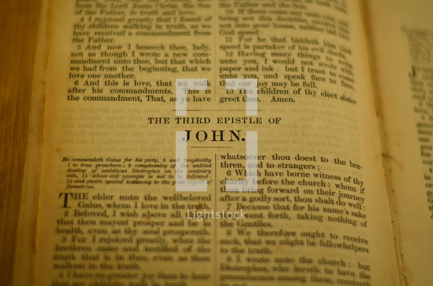 The 3rd Epistle of John