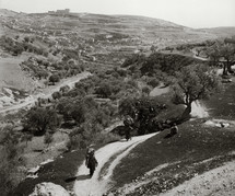 Hinnom Valley from the west.