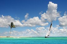 sailboat in paradise 