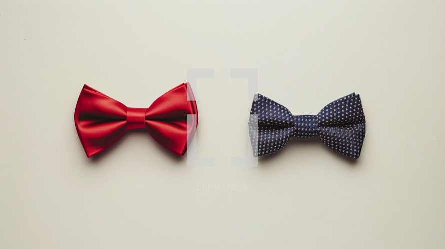 Bow Tie Of Different Colors For Father's Day 