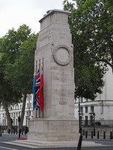 LONDON, UK - CIRCA SEPTEMBER 2019: Cenotaph war memorial to commemorate the deads of all wars