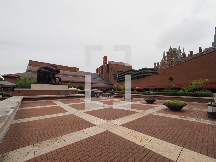 LONDON, UK - CIRCA SEPTEMBER 2019: The British Library, national library of the United Kingdom