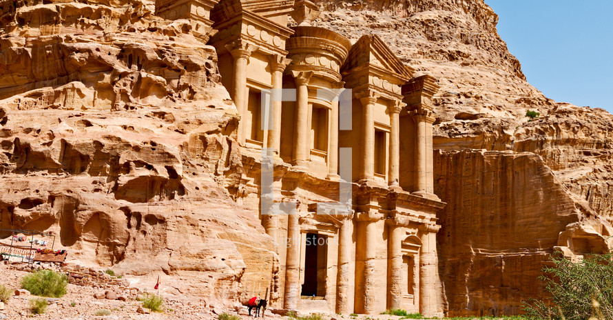 Monastery in Petra Jordan 
