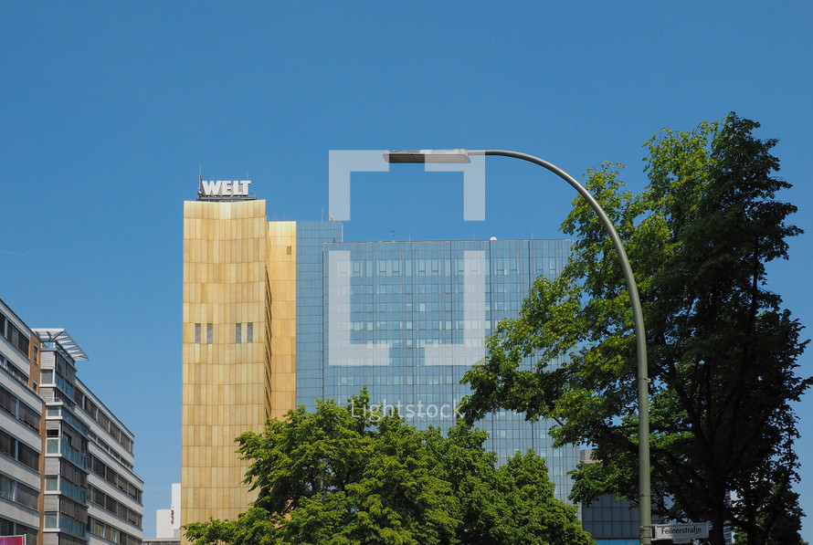 BERLIN, GERMANY - CIRCA JUNE 2019: Die Welt German national daily newspaper headquarters