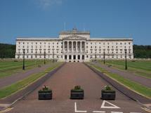 Stormont Parliament Building in Belfast, UK