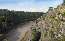 Avon Gorge of River Avon in Bristol, UK