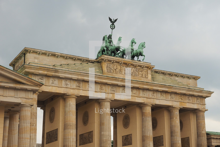 Brandenburger Tor (Brandenburg Gate) in Berlin, Germany
