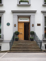 LONDON, UK - CIRCA JUNE 2017: Abbey Road recording studios made famous by the 1969 Beatles album cover