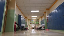 school hallway 
