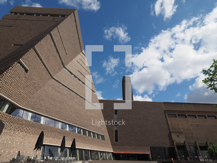 LONDON, UK - CIRCA JUNE 2017: The Tavatnik Bulding (aka Switch House) at Tate Modern art gallery in South Bank power station