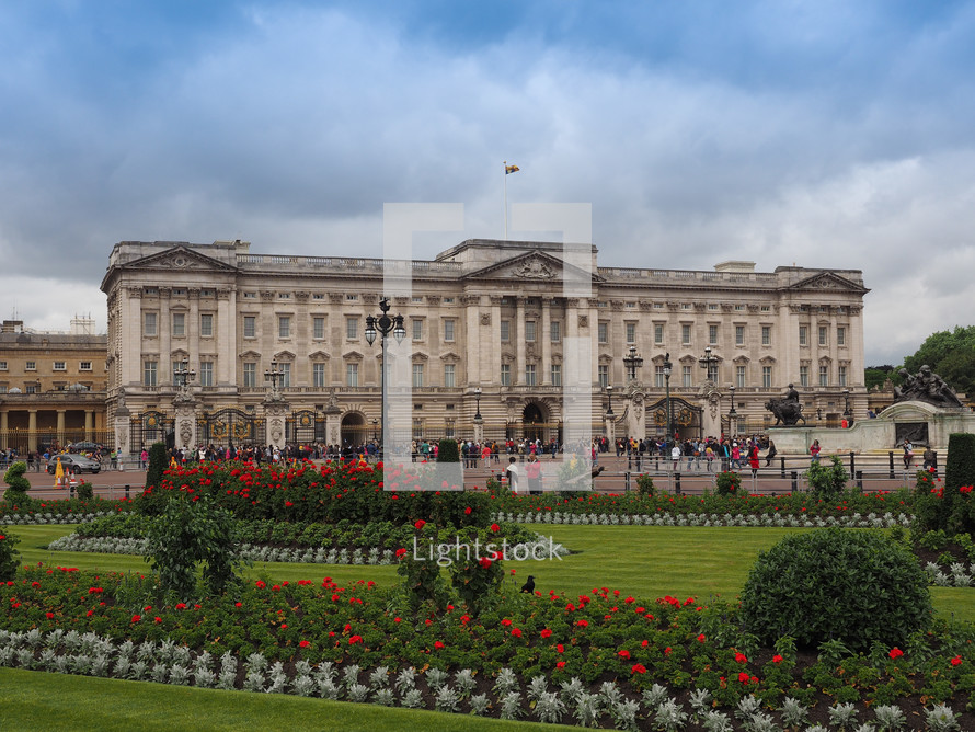 LONDON, UK - CIRCA JUNE 2017: Buckingham Palace royal palace