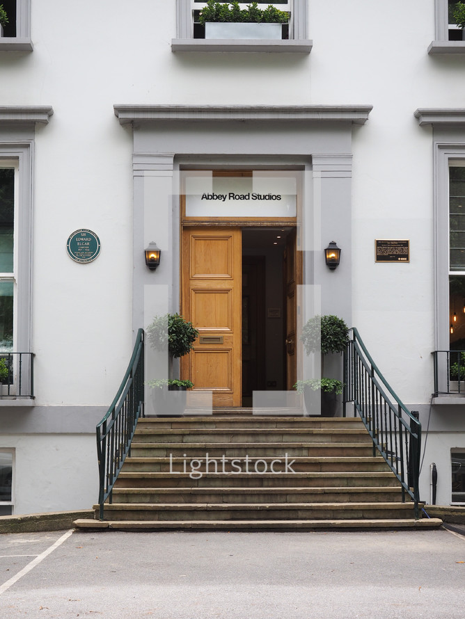 LONDON, UK - CIRCA JUNE 2017: Abbey Road recording studios made famous by the 1969 Beatles album cover