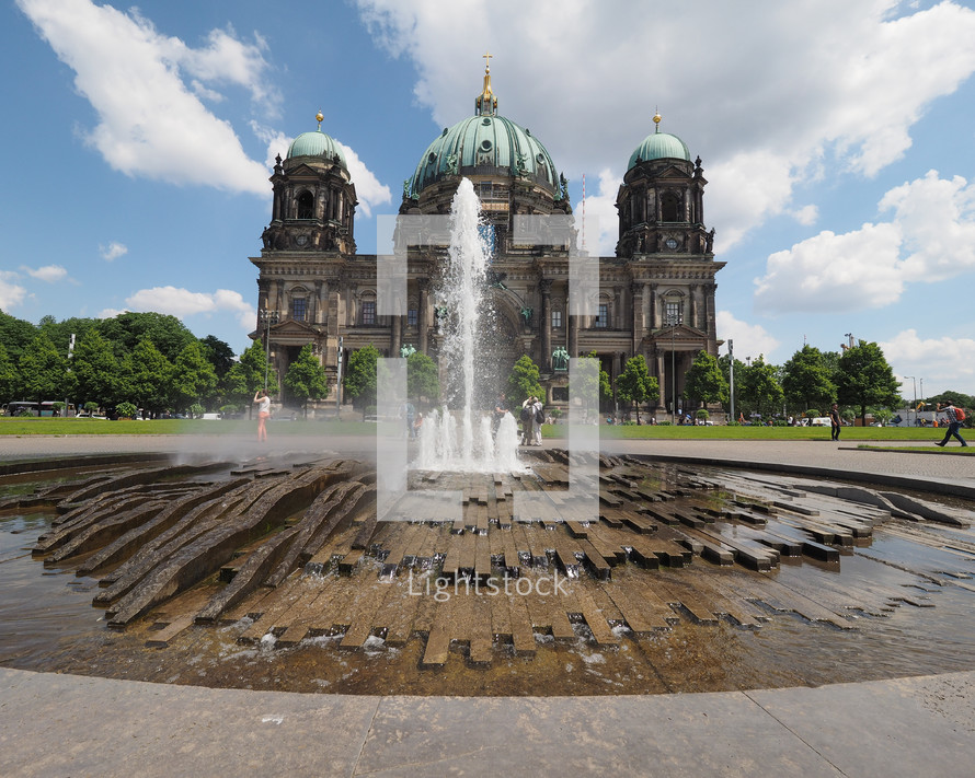 BERLIN, GERMANY - CIRCA JUNE 2016: Berliner Dom meaning Berlin Cathedral church
