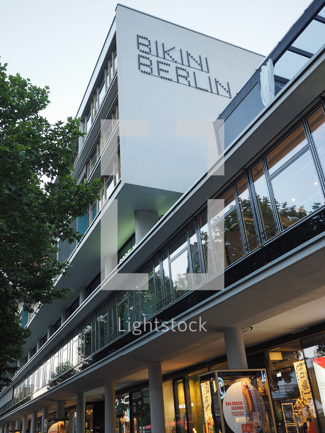 BERLIN, GERMANY - CIRCA JUNE 2019: The Bikinihaus building on Budapester Strasse in Charlottenburg district