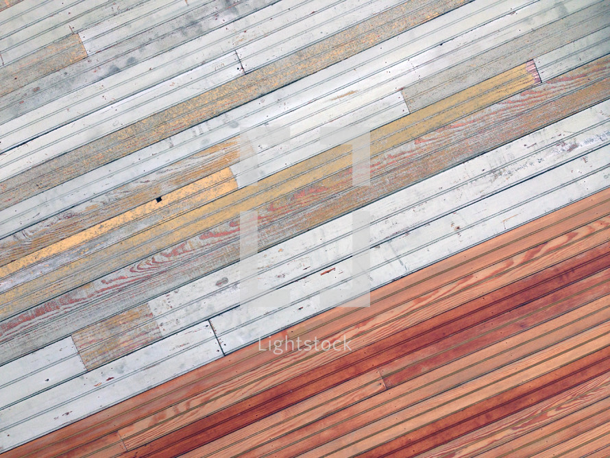 varied wood boards diagonal 