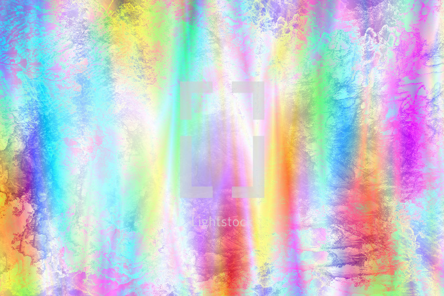 colorful blurred backdrop with loose, rough texture around the edges
