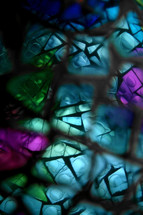 abstract Stained Glass montage