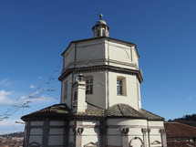 Church of Santa Maria al Monte aka Monte Dei Cappuccini (meaning Mount of Capuchin Friars) in Turin, Italy