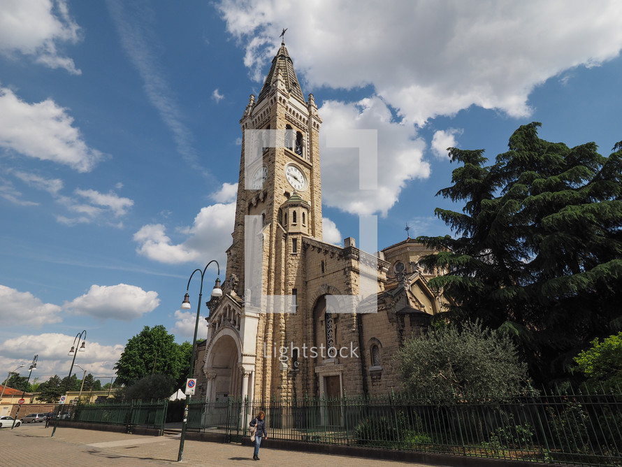 TURIN, ITALY - CIRCA MAY 2019: Santa Rita da Cascia (Saint Rita of Cascia) church