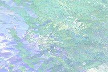green, blue and purple water surface 