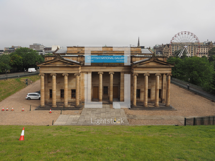EDINBURGH, UK - CIRCA JUNE 2018: The Scottish National Gallery