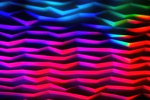 Bright Neon Colors Line Wave Background