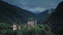 Ruins of the Carpathian Castle - night
