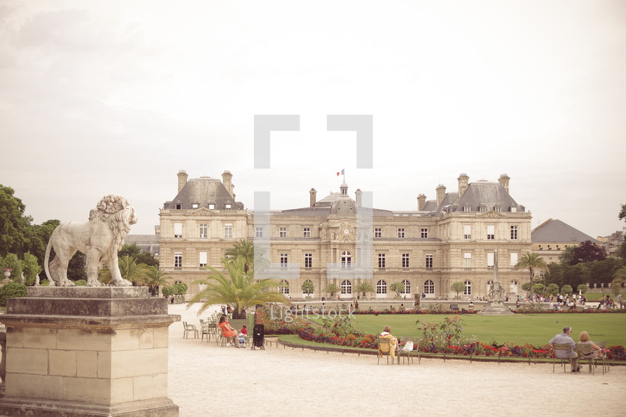 Paris Luxembourg Garden Palace 
