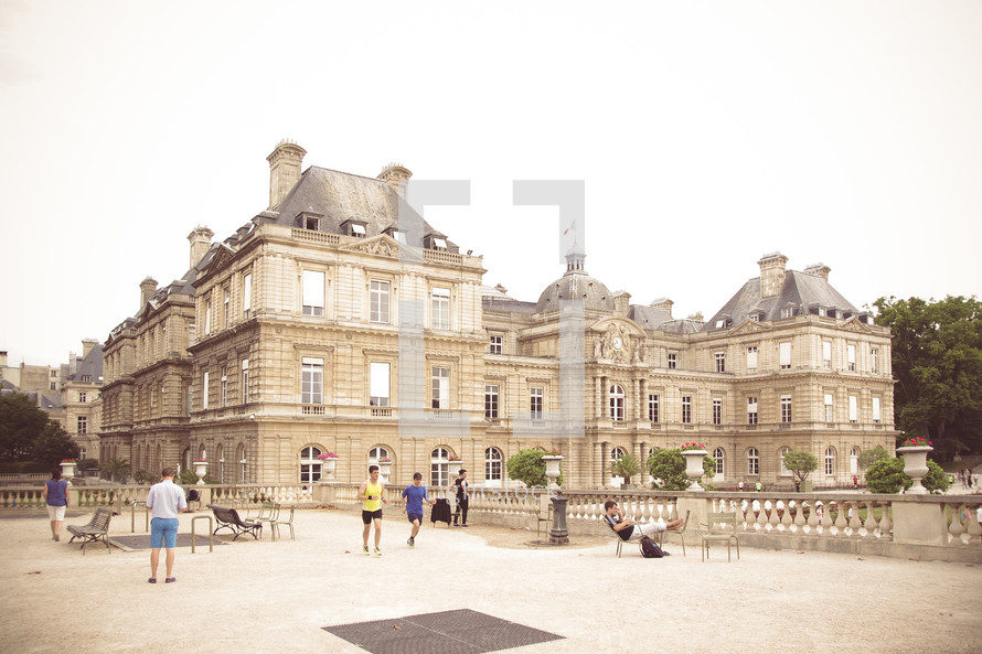 Paris Luxembourg Gardens Palace 