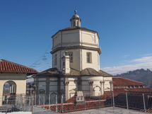 Church of Santa Maria al Monte aka Monte Dei Cappuccini (translation Mount of Capuchin Friars) in Turin, Italy
