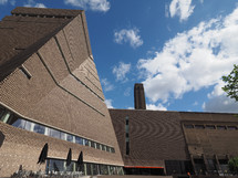 LONDON, UK - CIRCA JUNE 2017: The Tavatnik Bulding (aka Switch House) at Tate Modern art gallery in South Bank power station