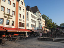 KOELN, GERMANY - CIRCA AUGUST 2019: Altstadt (meaning Old Town)