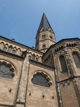 Bonner Muenster meaning Bonn Minster basilica church in Bonn, Germany