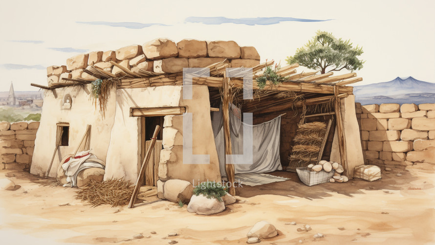 Bethlehem hut in which jesus was born 