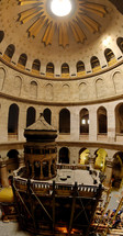 A panorama of the Holy Sepulcher edicule.