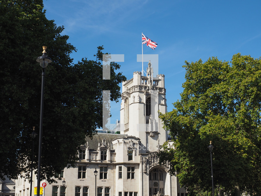 LONDON, UK - CIRCA SEPTEMBER 2019: The Supreme Court of the United Kingdom Middlesex Guildhall